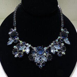 EVENING & MIDNIGHT BLUE SPARKEL NECKLACE